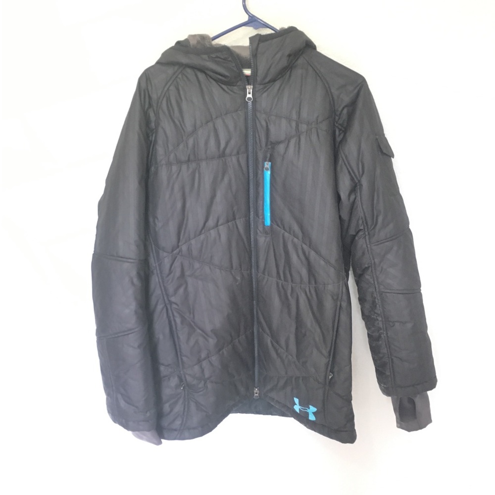 Under Armour Winter Jacket Large Grey Mens